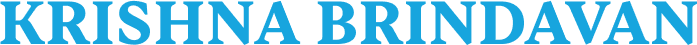 Krishna Brindavan project name logo